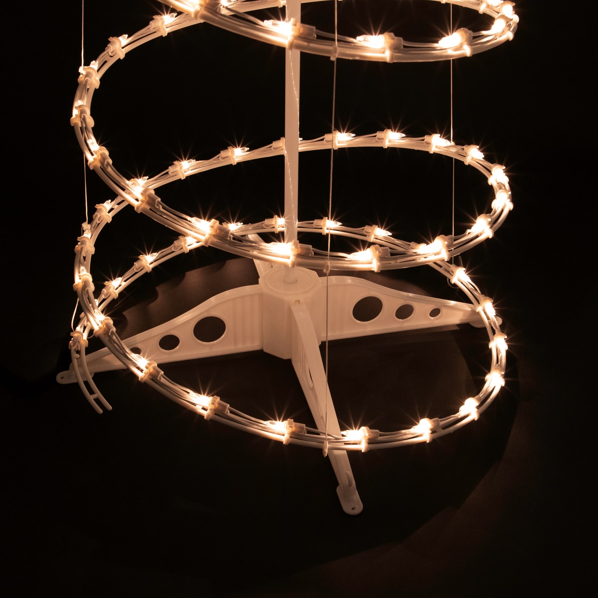 6ft. White Pre-Lit Spiral Christmas Tree